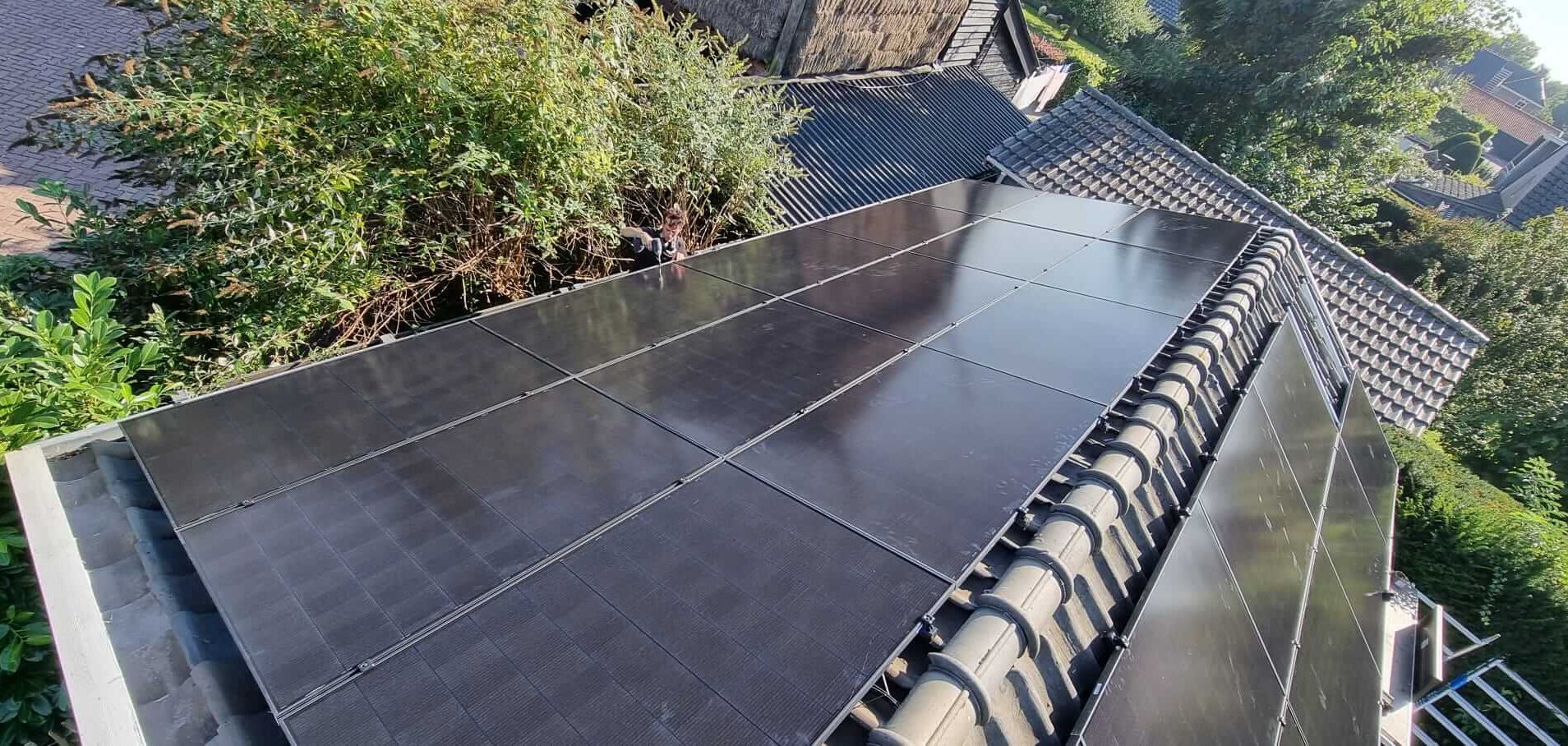 Zonnepanelen schuurdak
